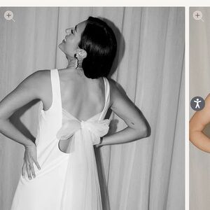 Revelry Lana Crepe + Tulle dress